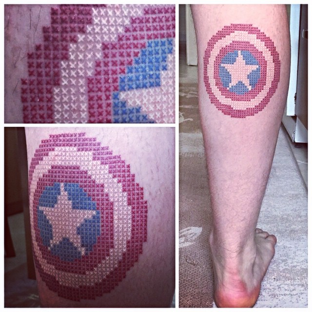 Cross Stitch Captain America