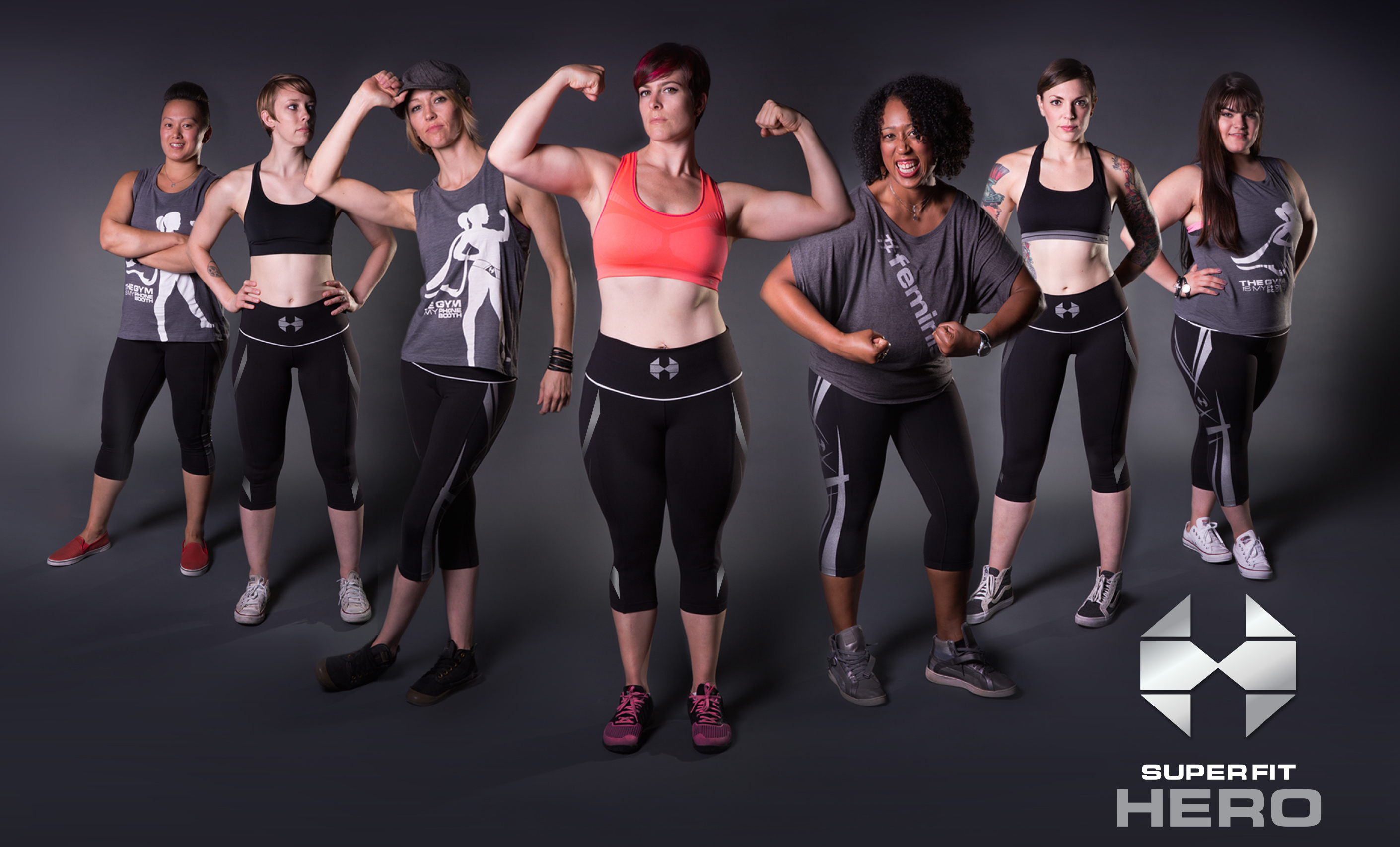 Superfit Hero, A Size Inclusive Line of High Performance Active Leggings  for Women