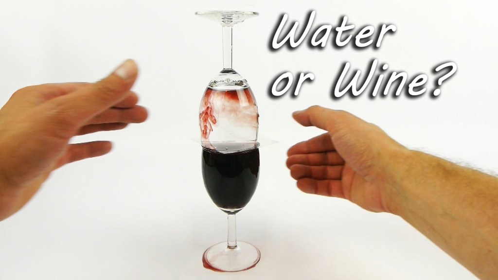 'How to Turn Water Into Wine', A Clever Demonstration in Liquid Density