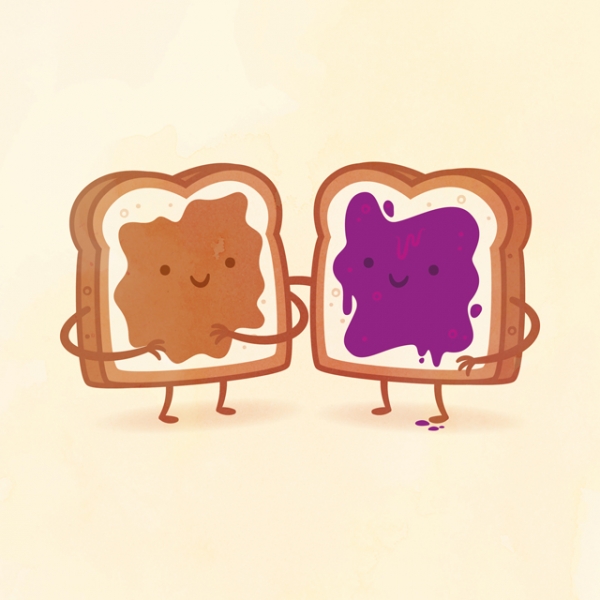 peanut butter and jelly