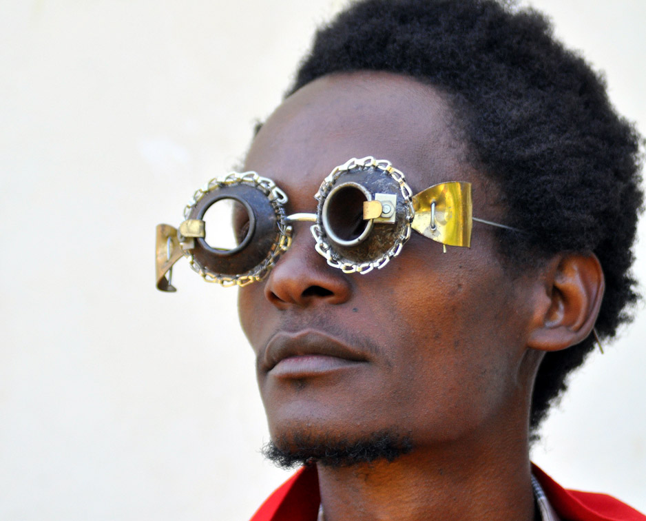 Kenyan Artist Fashions Fabulously Unique Decorative Eyewear From ...