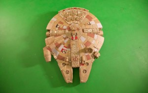 Cardboard Millennium Falcon