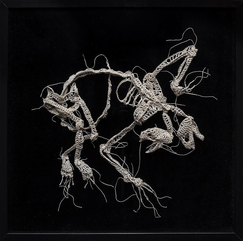 Fabulously Disturbing Skeletal Animal Remains Intricately Crocheted ...