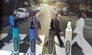 The Beatles Abbey Road Carved Crayons