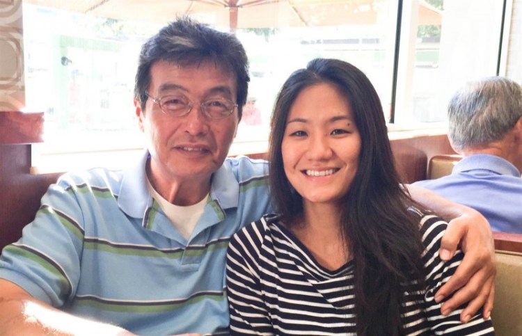 Diana Kim and Father
