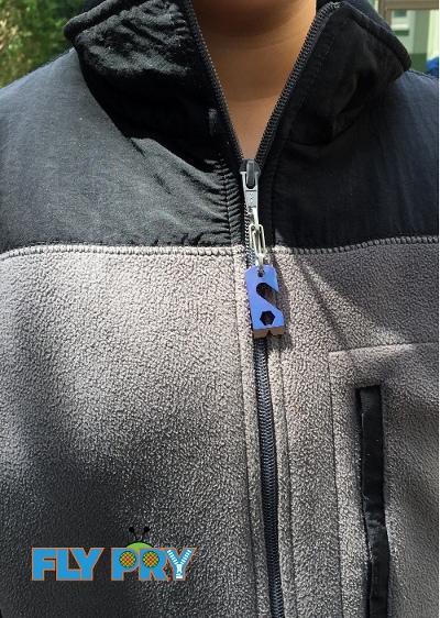 Fly Pry as zipper pull