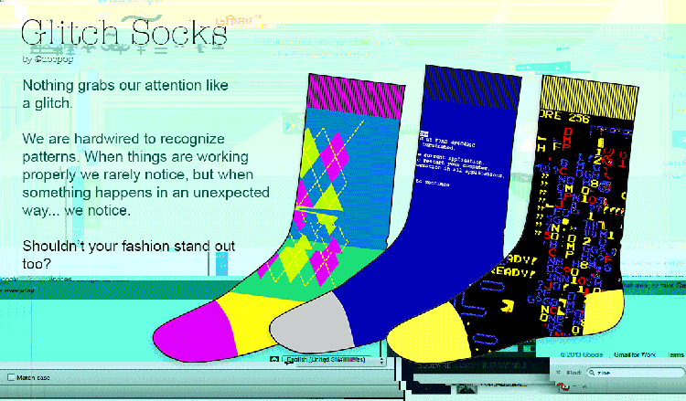 Glitch Socks