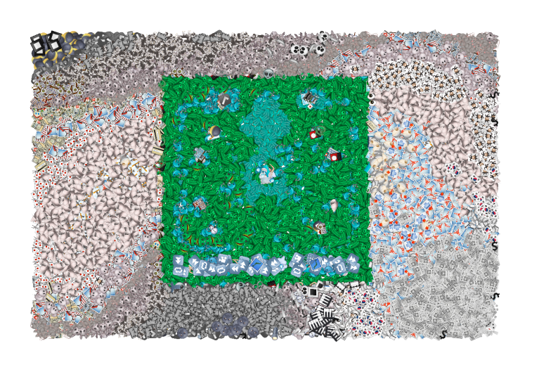 Laughing Squid logo emoji mosaic