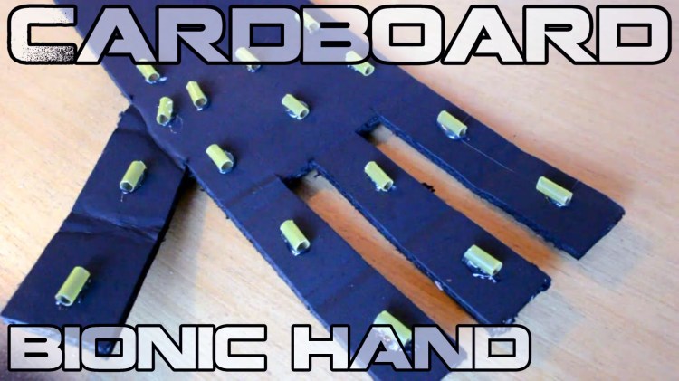 How To Make a Cool Cardboard Bionic Hand