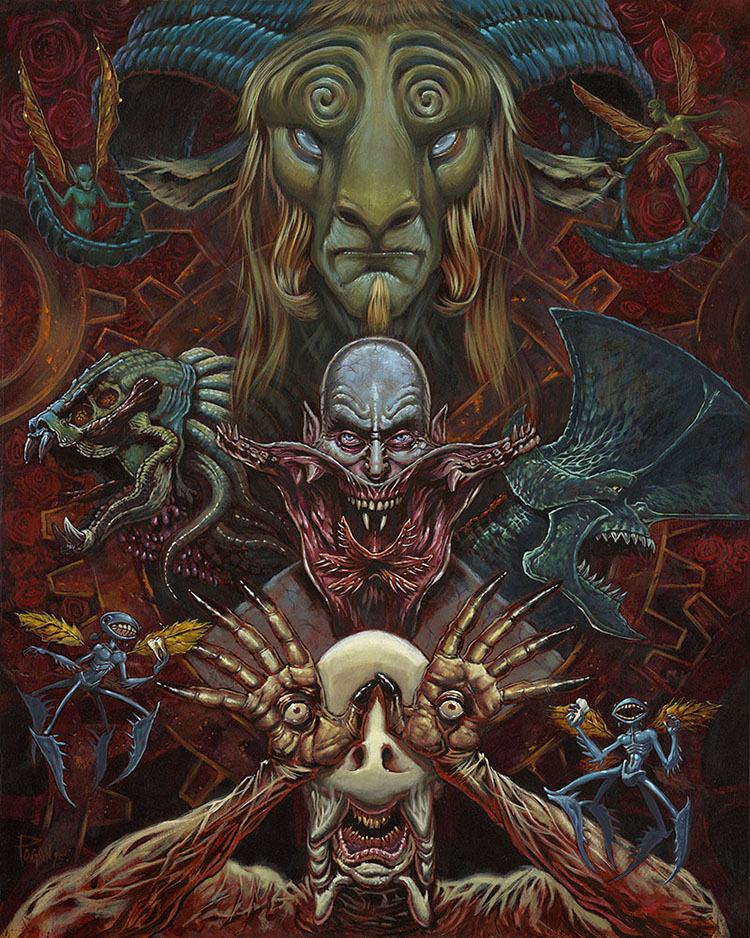 Los Monstruos de Del Toro by Augie Pagan
