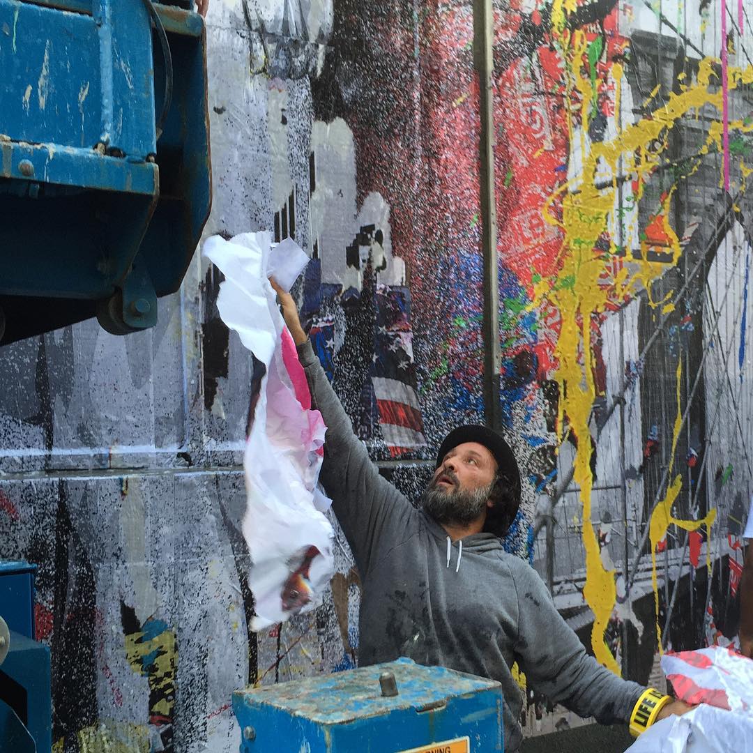 Street Artist Mr. Brainwash Creates A 9/11 Memorial Mural On The Walls ...