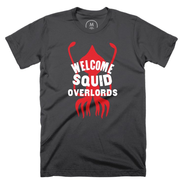 Welcome Squid Overlords Black
