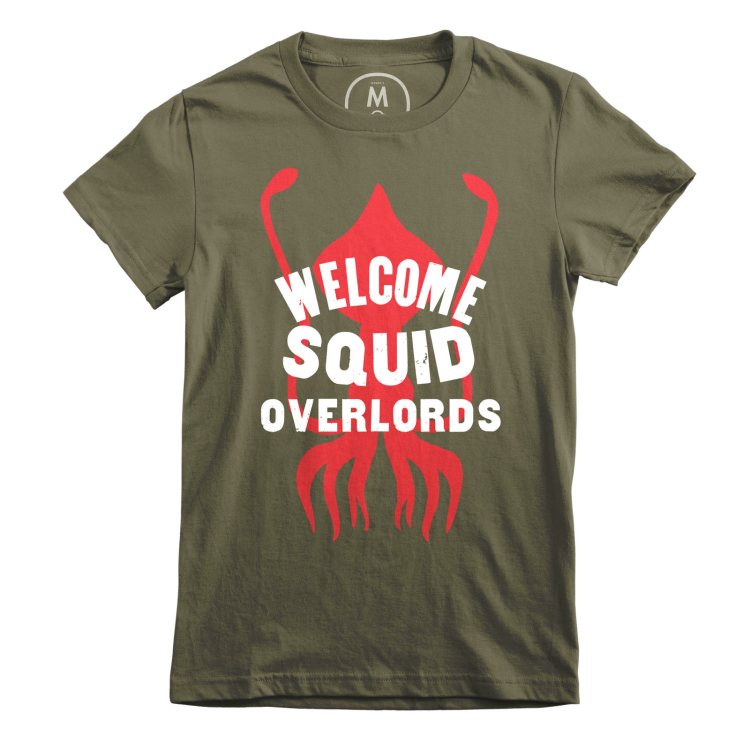 Welcome Squid Overlords Green