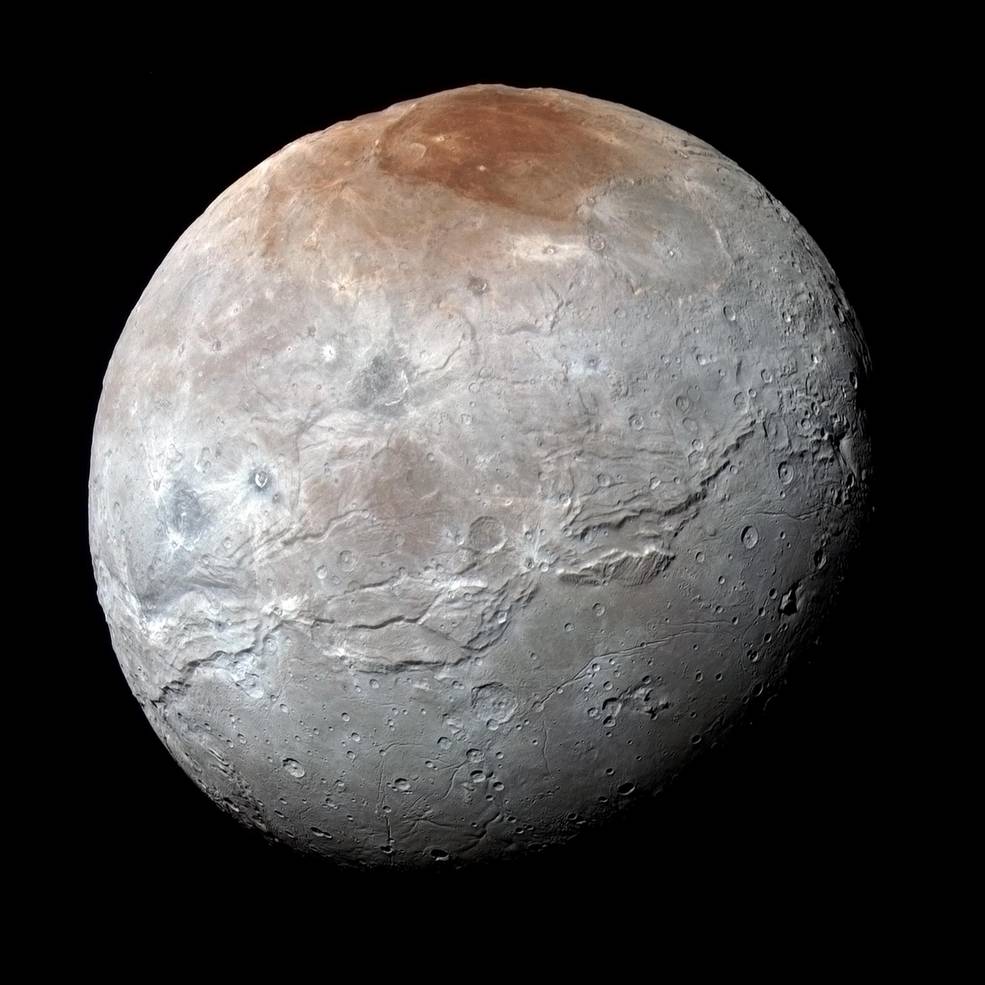 Enhanced Color Image of Charon
