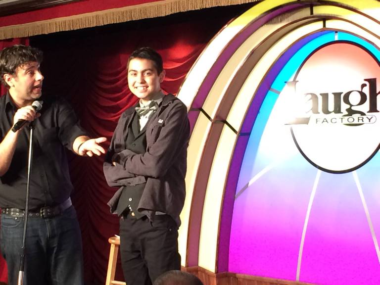 Josiah Onjero at the Laugh Factory