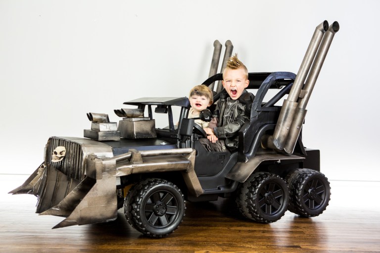 Kids Riding Mad Max War Rig