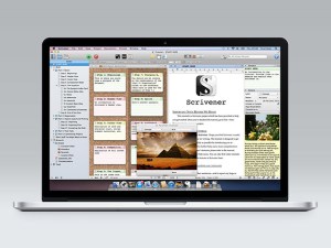 Scrivener 2 on a Macbook