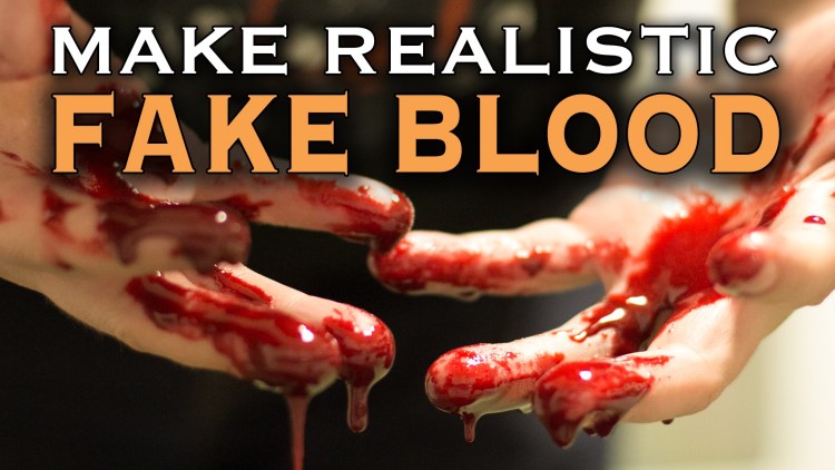 How to Make Realistic Fake Blood in 60 Seconds