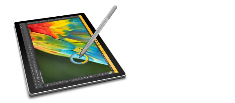 microsoft surface book detached screen with pen