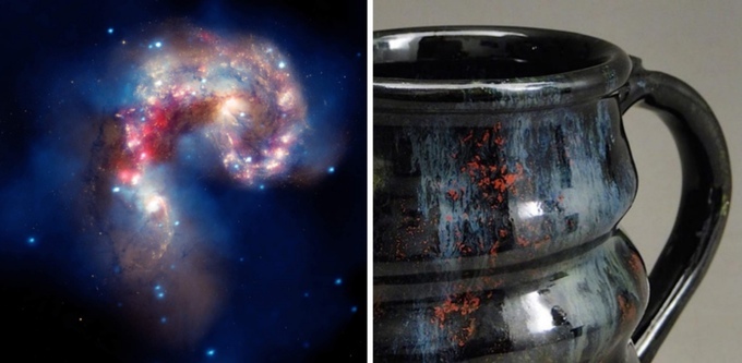 Cosmic Mug and Hubble Image