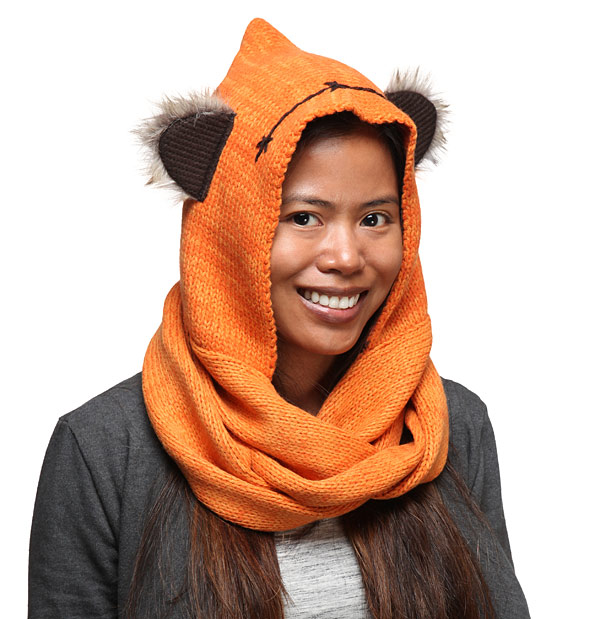 Star Wars Ewok Knit Hooded Scarf