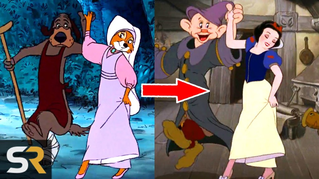 Animated Scenes That Have Been Reused in Disney Films