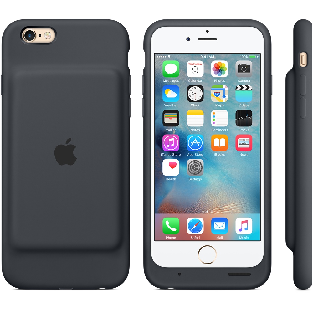 Apple iPhone 6s Battery Case Front Back and Side