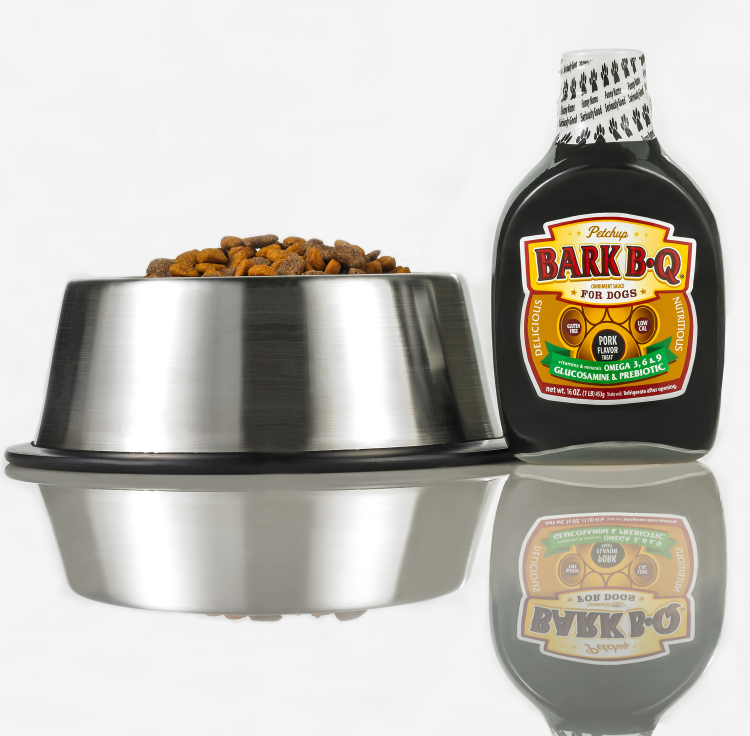 Catchup, Meowstard, Bark BQ and MuttNAise, Condiments For Cats and