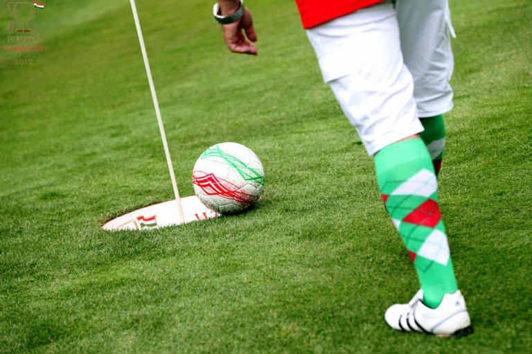 FootGolf Ball on Edge