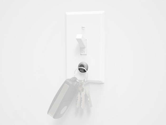 The KeyCatch, A Simple Light Switch Magnet for Keeping Keys Easy to Find