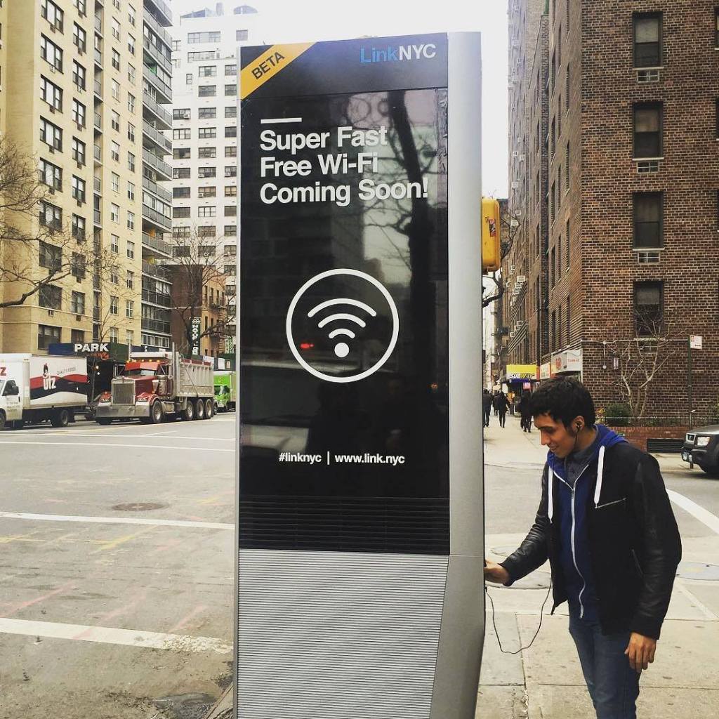 New York City Launches the First Two LinkNYC WiFi Kiosks To Provide