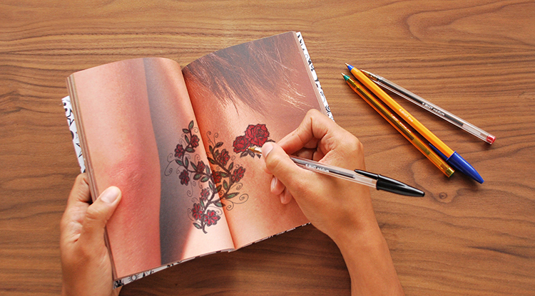 Tattoo Art Drawing Notebook