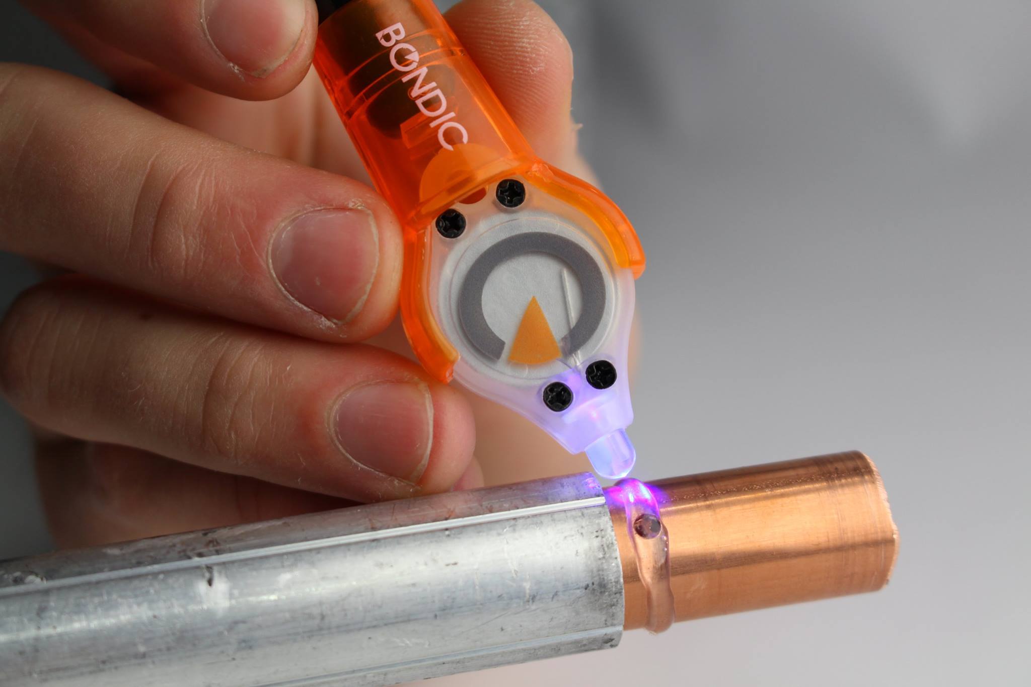 Bondic, A Liquid Plastic Welding System That Cures With Ultraviolet LED  Light in Just Four Seconds