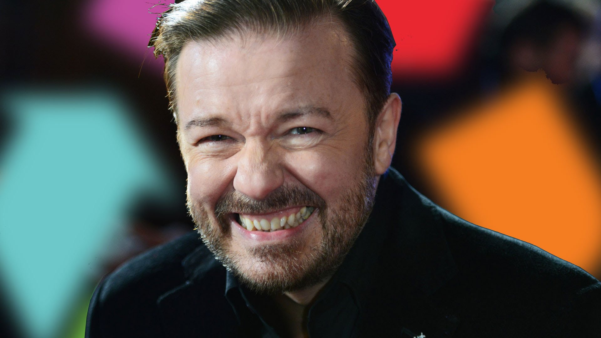 A Supercut Remix of Comedian Ricky Gervais Laughing by Eclectic Method