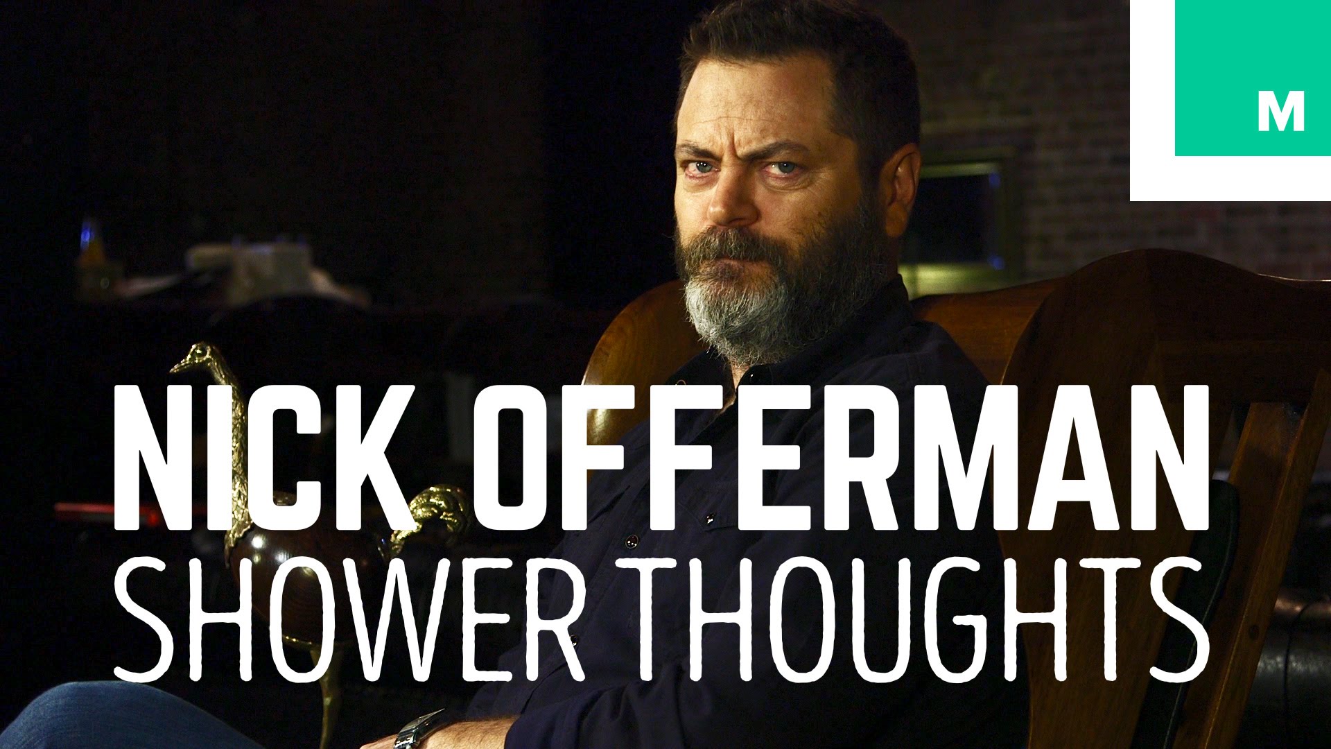 Nick Offerman Shares Brilliant Words of Wisdom That He Thinks Up While