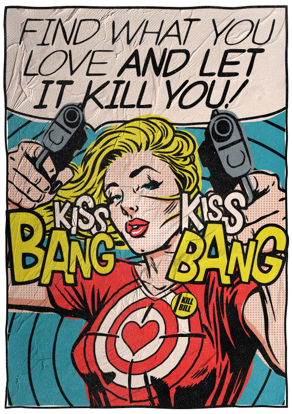 Comics by Butcher Billy Featuring Charles Bukowski Quotes and Roy