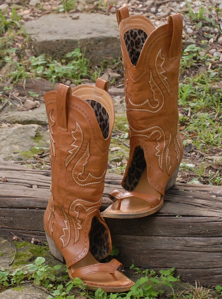 Redneck Boot Sandals, A Handy Service That Turns Worn Out Cowboy ...