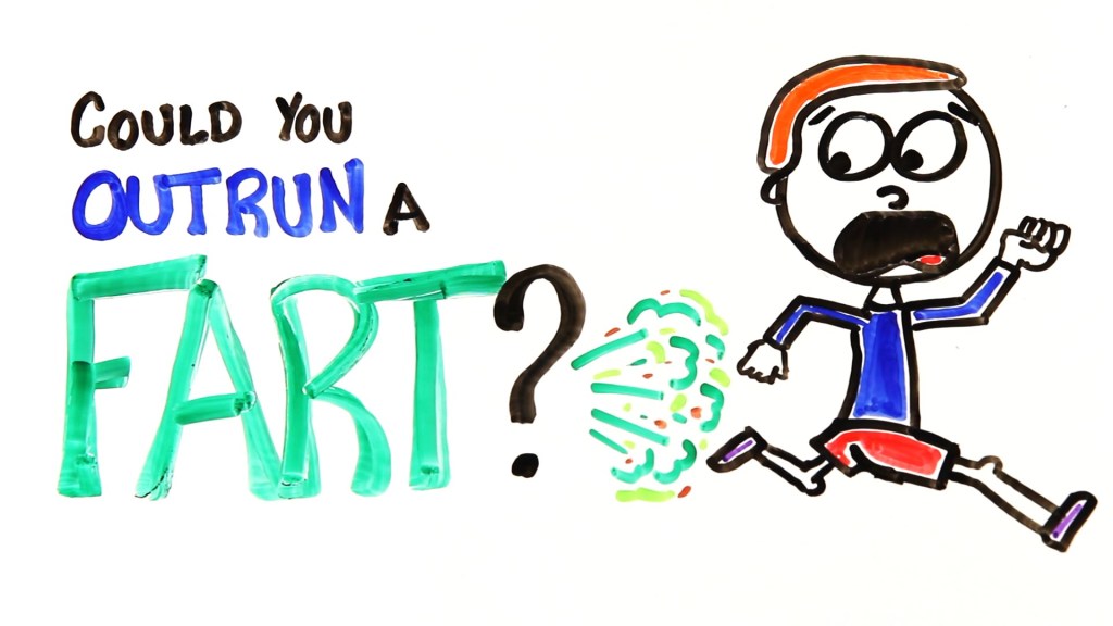 Is It Possible to Outrun a Fart?
