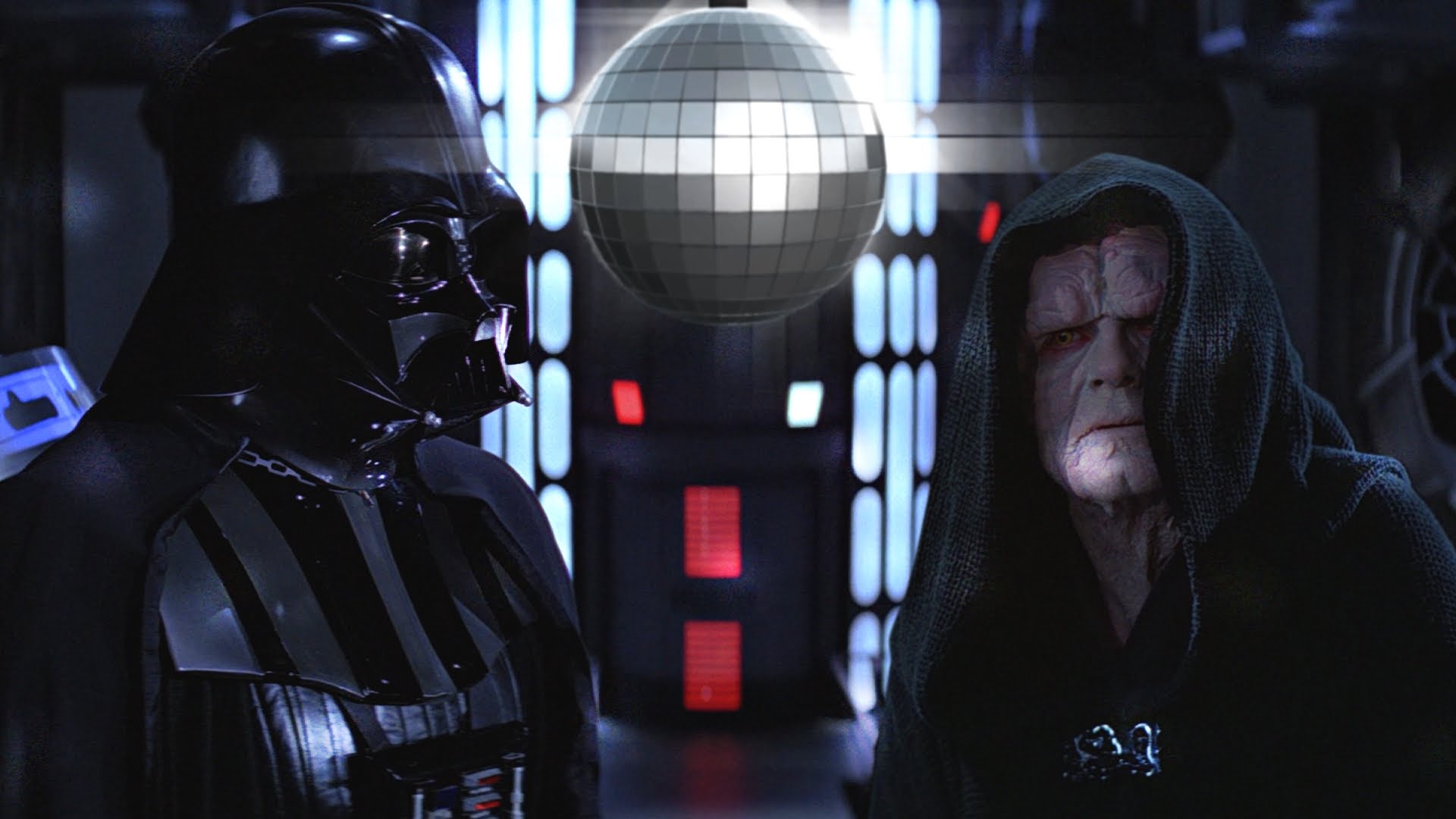 This is exactly what Darth Vader and Emperor Palpatine look like while chil...