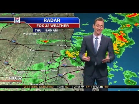 Tom Hiddleston (Loki) Does Chicago Weather Report and Blames the ...