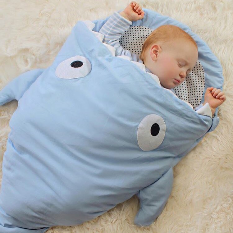 Clever Shark and Whale Sleeping Bags That Adorably Swallow Small ...
