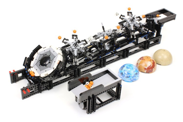 LEGO GBC Planets Partially Assembled