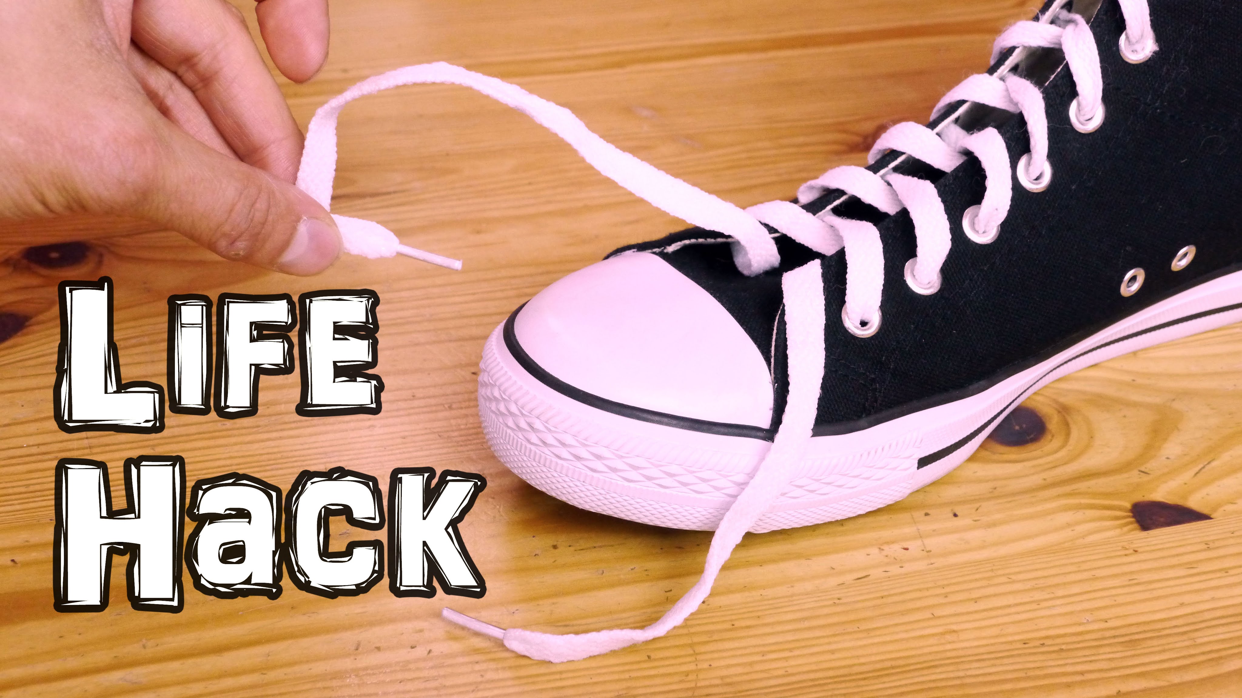 tie your shoelaces you trip over them