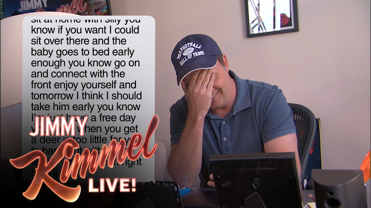 Jimmy Kimmel s Staff Read Texts From Their Moms