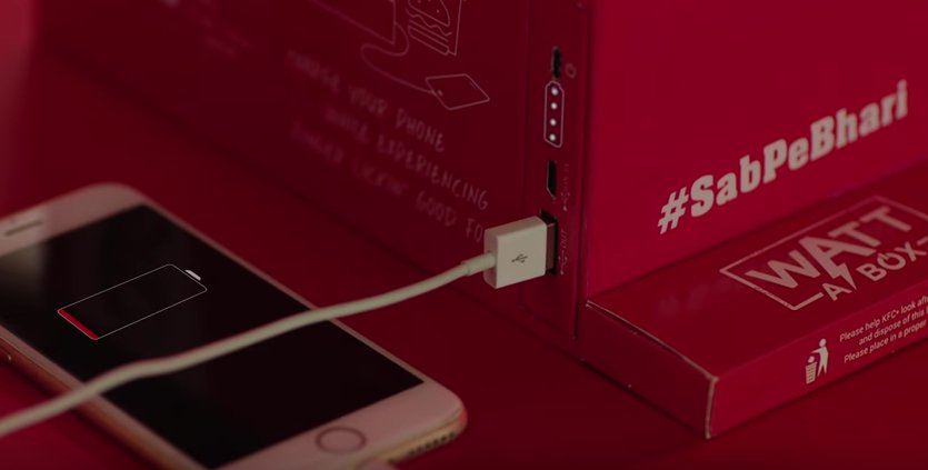 KFC India Introduces the Watt a Box, A Takeout Box With a Built-In USB ...