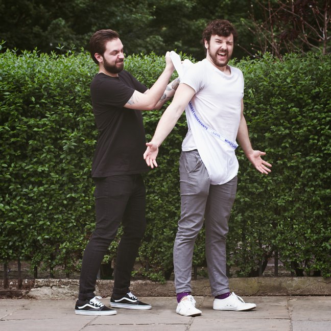 The World's Largest Pair of Underwear Has Room to Fit Three People