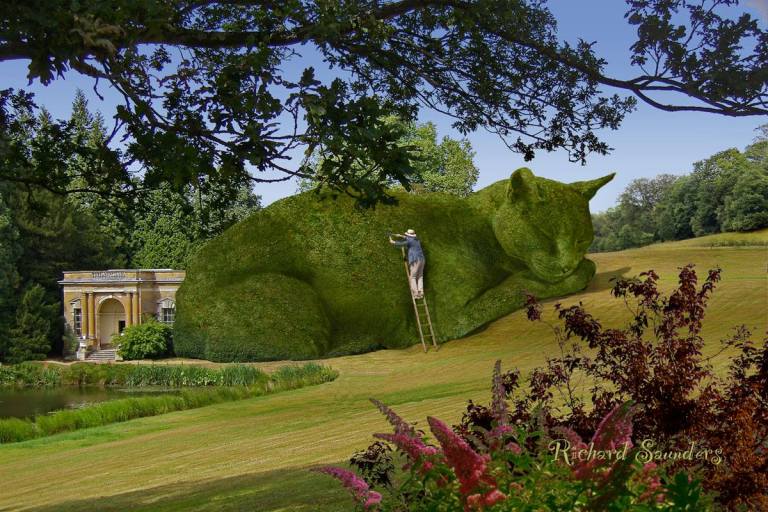 Topiary Cat