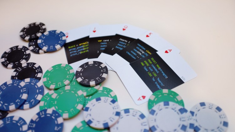 code deck and chips