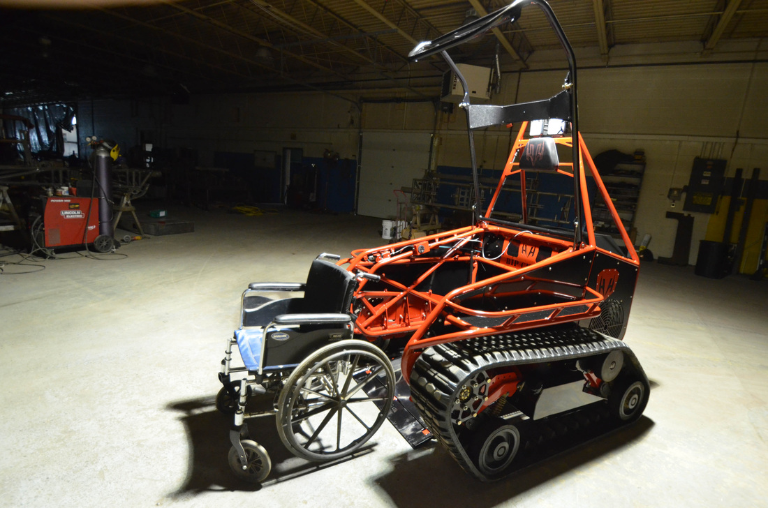 The Ripchair, A HighPowered Tread Wheelchair That Provides OffRoad