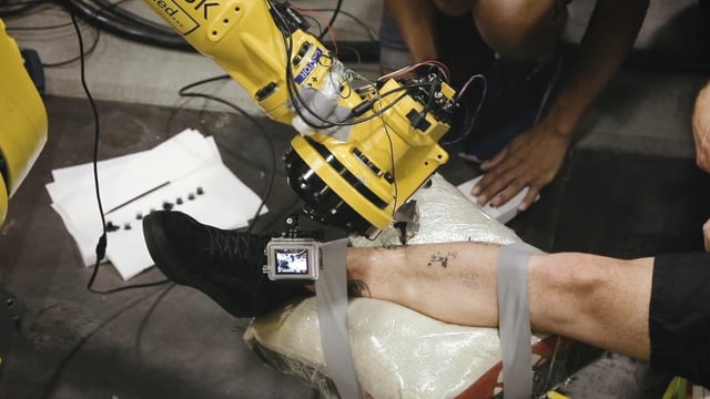 An Incredible Industrial Tattoo Machine That Works Like a 3D Printer on Skin